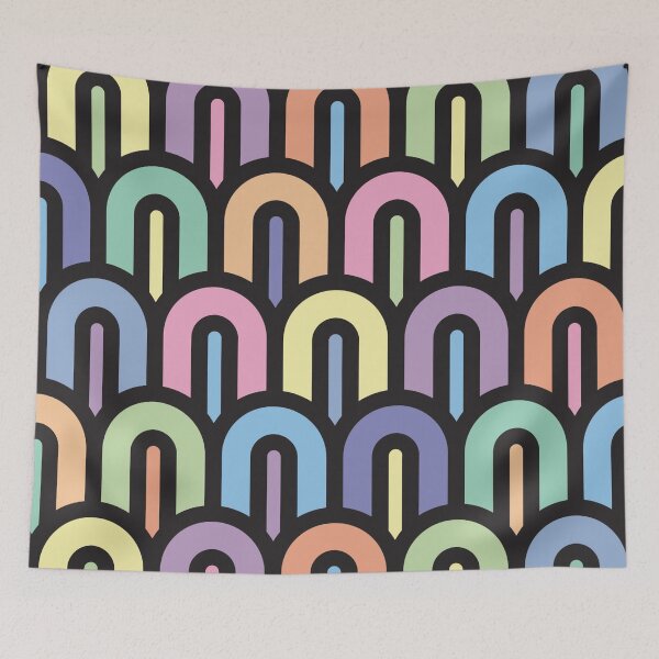 Item preview, Multi Colour Geomteric Arche Pattern designed and sold by KathrinLegg.