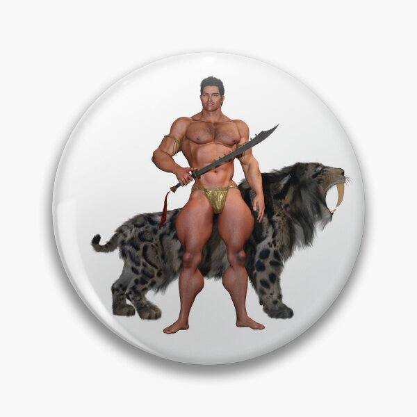 Item preview, Warrior with Smilodon designed and sold by 3D-Warrior.