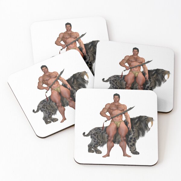 Item preview, Warrior with Smilodon designed and sold by 3D-Warrior.