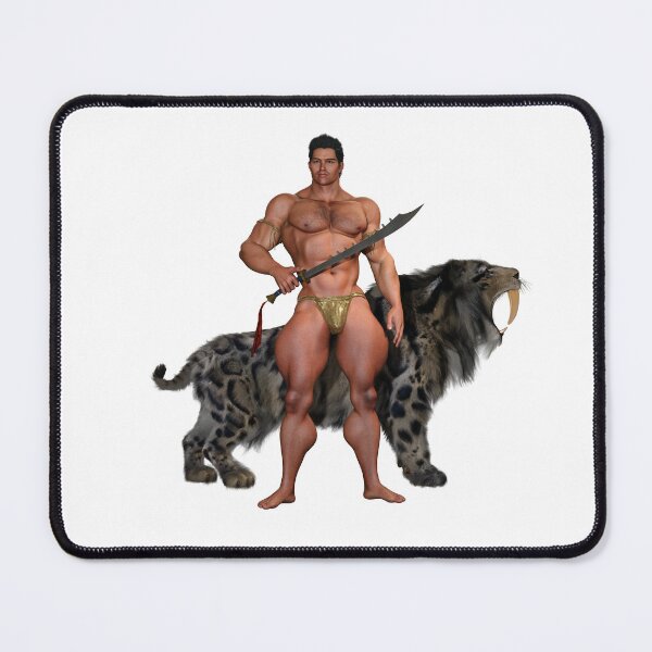 Item preview, Warrior with Smilodon designed and sold by 3D-Warrior.