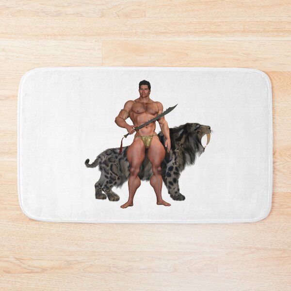 Item preview, Warrior with Smilodon designed and sold by 3D-Warrior.