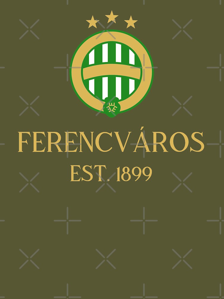 Ferencváros Gold Alt T Shirt 100% Cotton Tee Ferencvárosi Tc