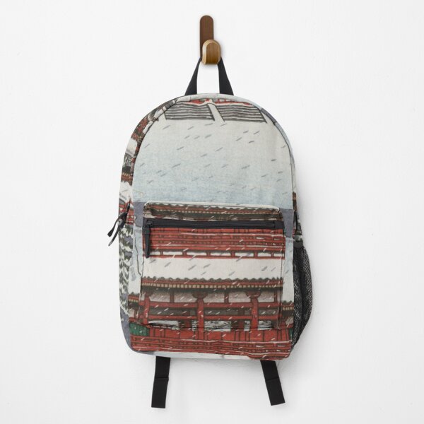 Item preview, Japanese Art Print - Snow at Heian Shrine, Kyoto by Kawase Hasui designed and sold by TeeARTHY.