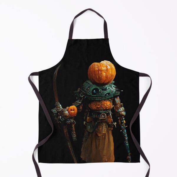 Item preview, Pumpkin warrior holding a weapon and a sword designed and sold by hassendz.