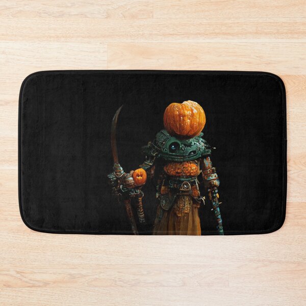 Item preview, Pumpkin warrior holding a weapon and a sword designed and sold by hassendz.