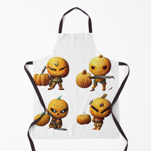 Item preview, Little Pumpkin Warriors Holding scary and horror -Halloween Pumpkin designed and sold by hassendz.