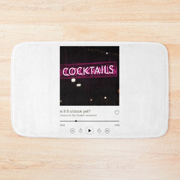 Item preview, Is it 5pm yet? neon sign print designed and sold by Femme Pastel Collective.
