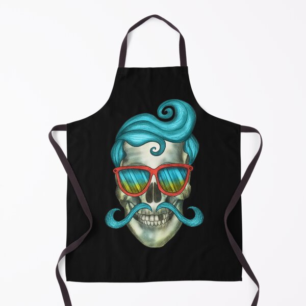 Item preview, Mustache skull designed and sold by helinton.