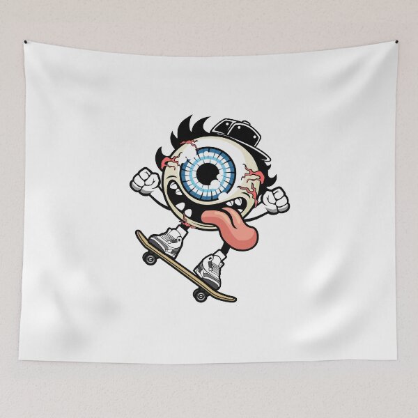 Item preview, Skateboarding Eye Blaze designed and sold by obviouslogic.