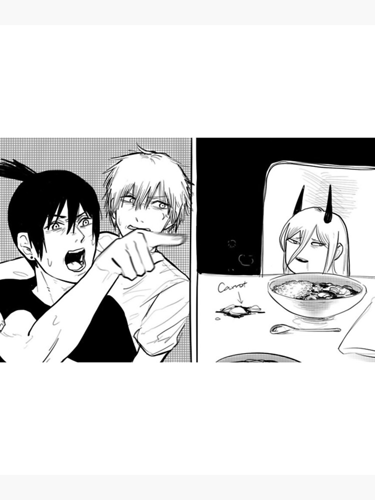 "Aki Yelling at Power Chainsaw Man Lady Yelling at Cat Meme