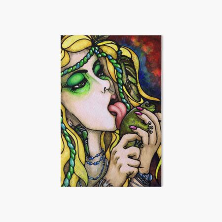 The Church of the Sacred Toad Art Board Print
