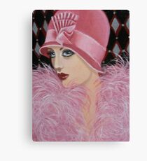 ART DECO LADY Canvas Print