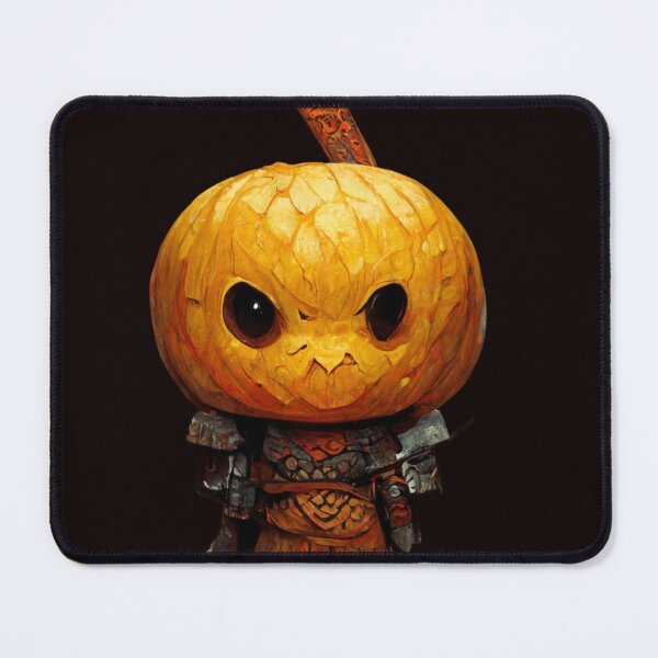 Item preview, Pumpkin warrior holding a sword- Pumpkin Ghost Halloween-Halloween Pumpkin designed and sold by hassendz.