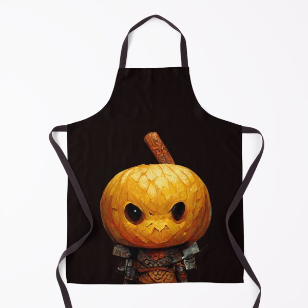 Item preview, Pumpkin warrior holding a sword- Pumpkin Ghost Halloween-Halloween Pumpkin designed and sold by hassendz.
