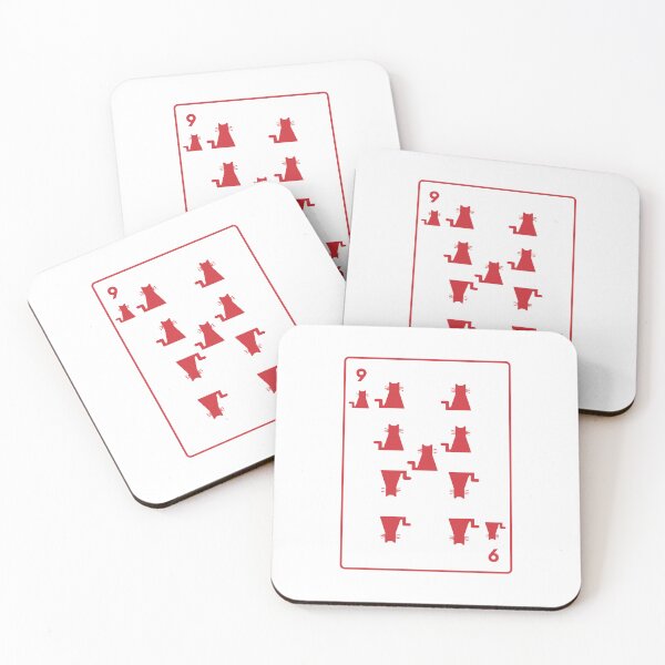 Item preview, Nine of cats playing card designed and sold by Amilaz.