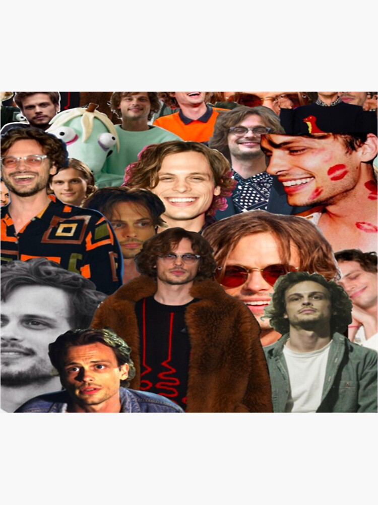 "Matthew Gray Gubler Collage " Sticker for Sale by Redbubble