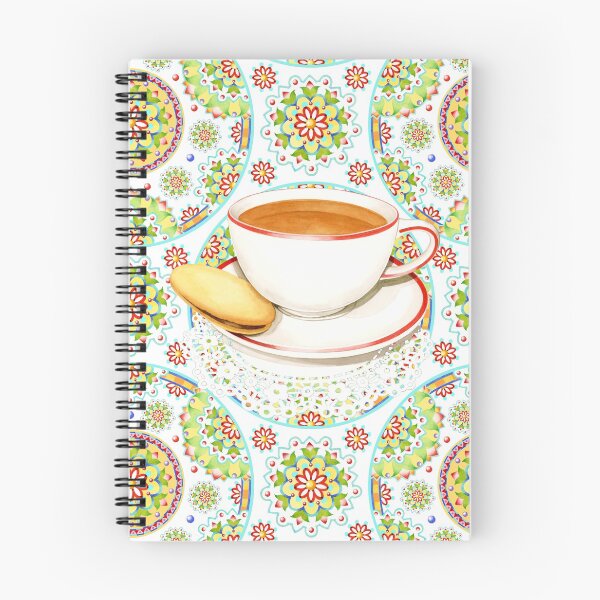 Item preview, Cup of Tea on Mandala Cloth designed and sold by PatriciaSheaDesigns.