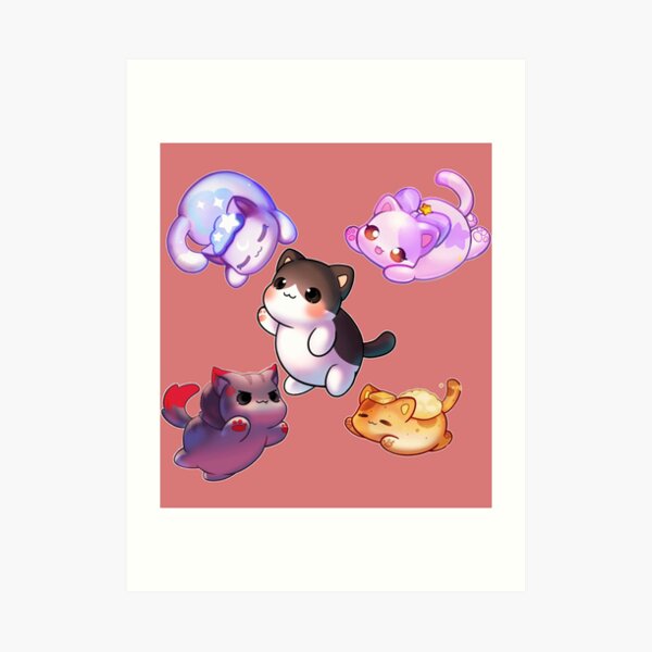 Squad Cat Aphmau As Cat Art Print For Sale By Kylabradtke Redbubble 1937