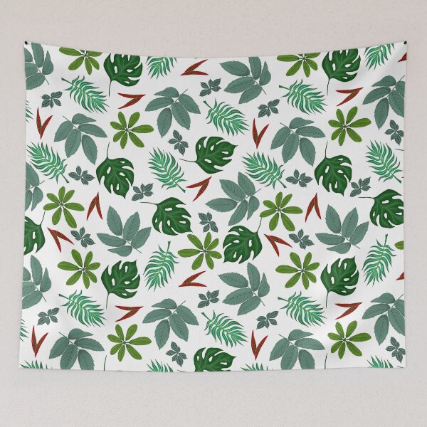 Item preview, Mixed Tropical Leaves - Monstera, Palms, and More designed and sold by dKarthdesign.