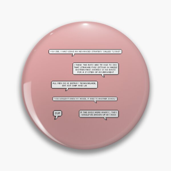 Item preview, technoblade quote sticker pack 2 designed and sold by KylaBradtke.