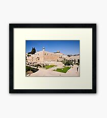 Israel, Jerusalem, Haram esh Sharif (Temple Mount) Framed Print