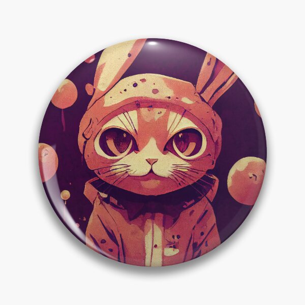 Item preview, Shy cat disguised as a rabbit designed and sold by etherElric.