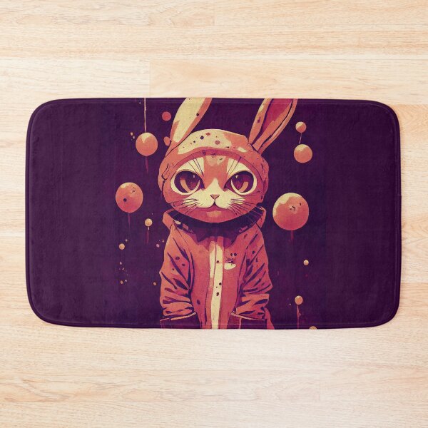 Item preview, Shy cat disguised as a rabbit designed and sold by etherElric.
