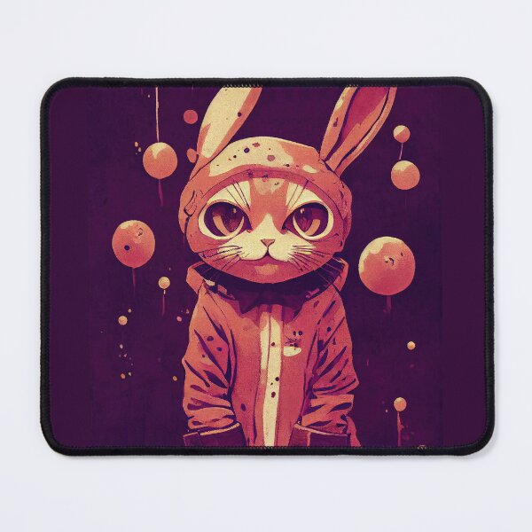 Item preview, Shy cat disguised as a rabbit designed and sold by etherElric.
