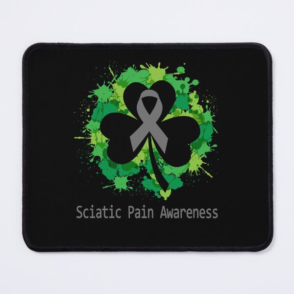 Item preview, Sciatic Pain Awareness Clover Ribbon Happy Patricks Day Support Sciatic Pain Warrior Gifts designed and sold by Tammyilaria.