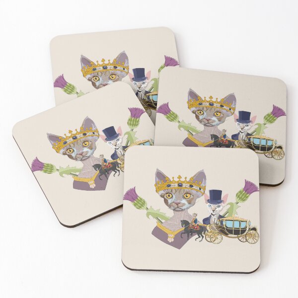 Item preview, Westminster Catty original illustration by Victoria Rose Martin designed and sold by Vixterina.