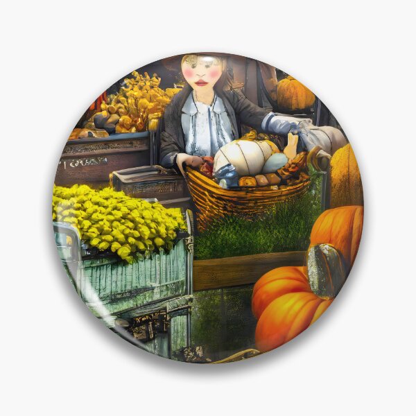 Item preview, The Autumnal Farmers Market designed and sold by PictureNZ.