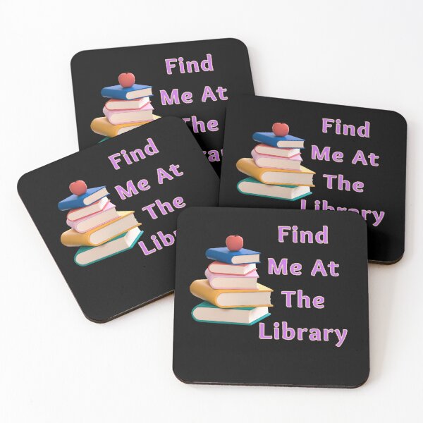 Item preview,  Find Me At The Library - Funny and Cute quotes designed and sold by Designspot2020.