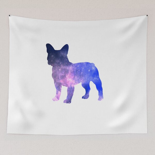 Item preview, Galaxy French Bulldog: Pink/Purple designed and sold by LittleMsHorner.
