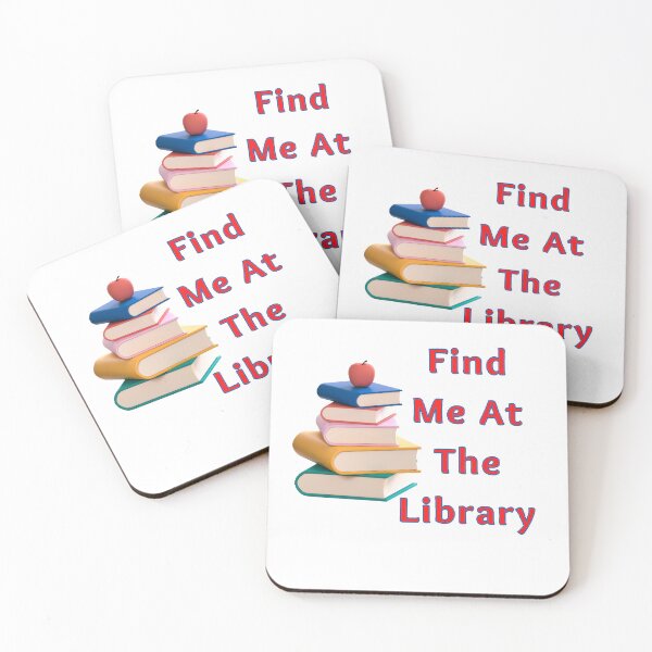 Item preview, Find Me At The Library - Funny and Cute quotes designed and sold by Designspot2020.