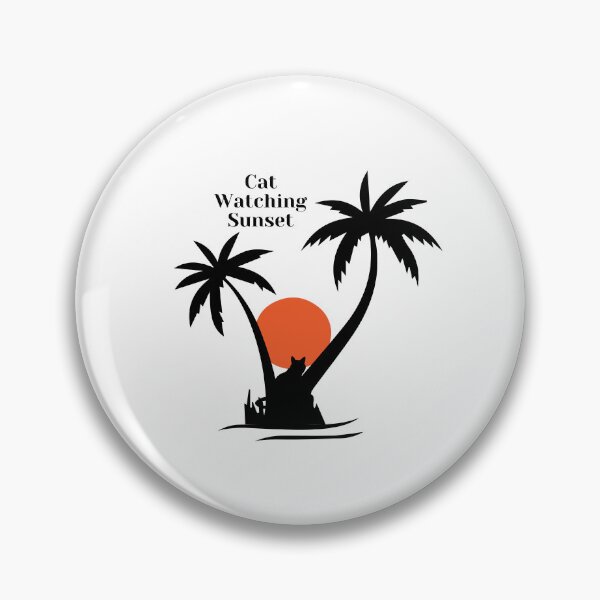 Item preview, Cat Watching Sunset designed and sold by Marvett-World.