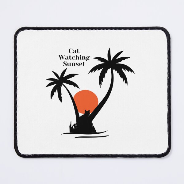 Item preview, Cat Watching Sunset designed and sold by Marvett-World.
