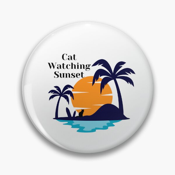 Item preview, Cat Watching Sunset designed and sold by Marvett-World.