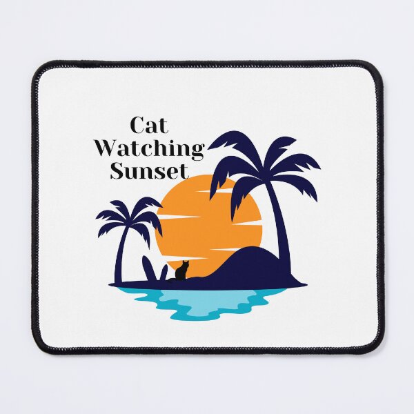 Item preview, Cat Watching Sunset designed and sold by Marvett-World.