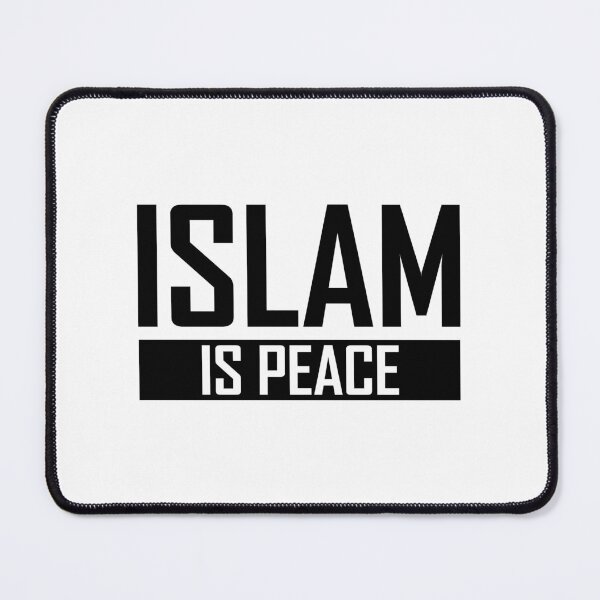 Item preview, islam is peace islamic art quotes designed and sold by EfenDesign.