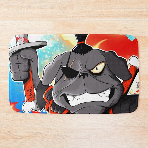 Item preview, Bastard Samaurai Pug designed and sold by Shell Shocked Studio.