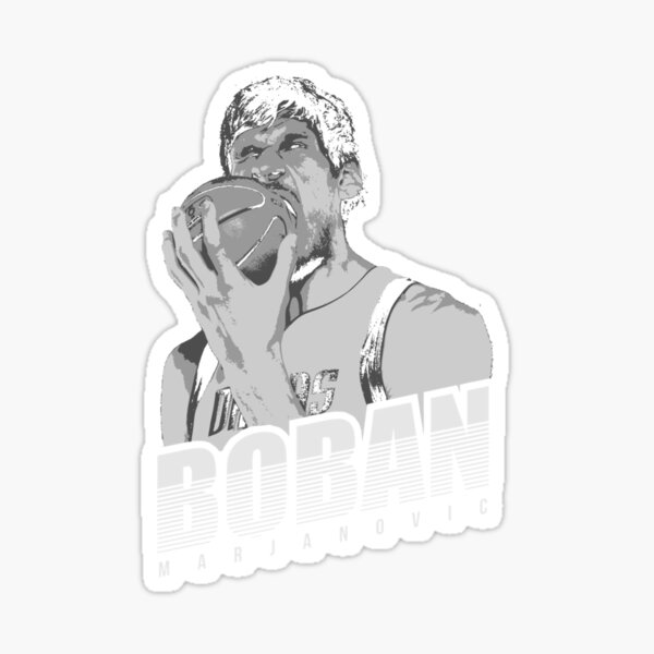 "Boban Marjanovic " Sticker for Sale by MarCheshier Redbubble