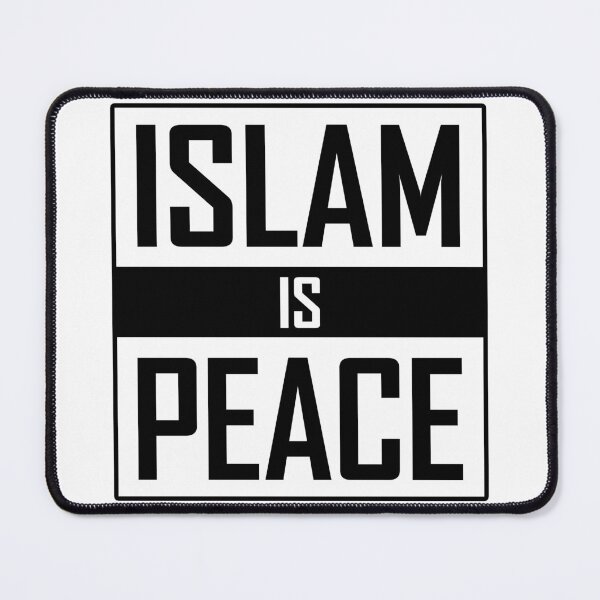 Item preview, islam is peace islamic art quotes designed and sold by EfenDesign.