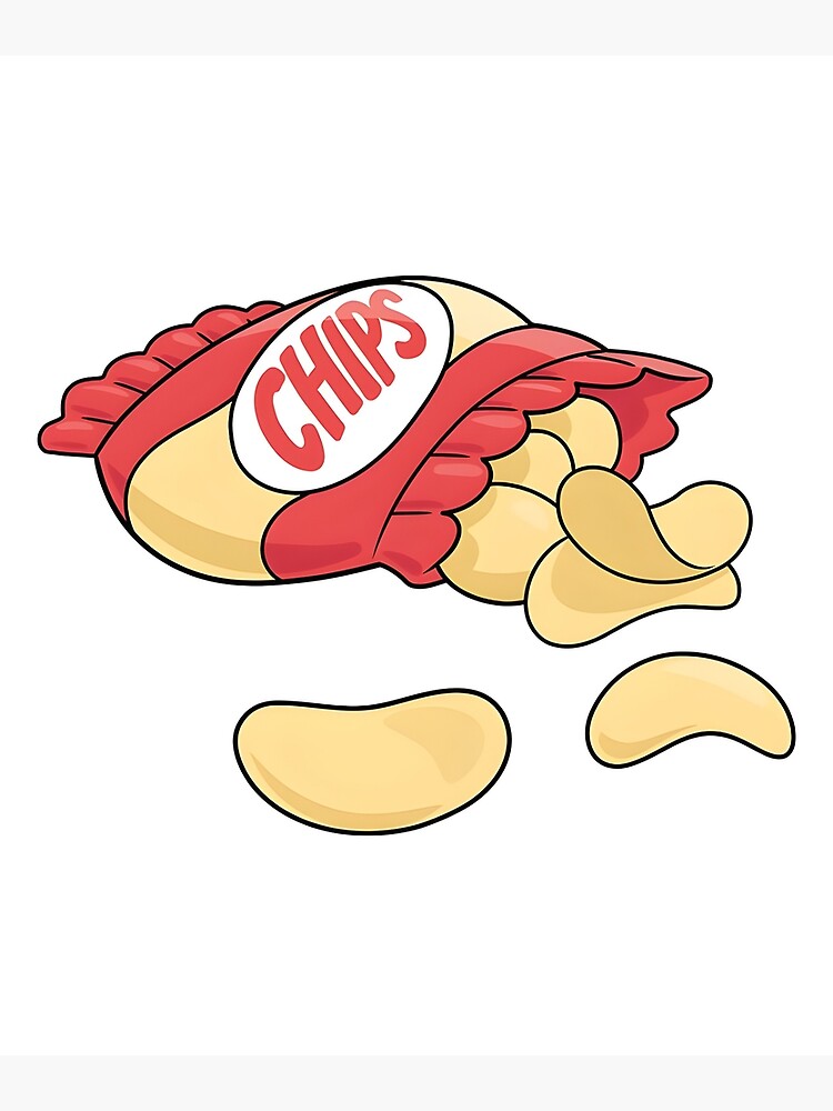 How To Draw Potato Chips Really Easy Drawing Tutorial In 2022 Art