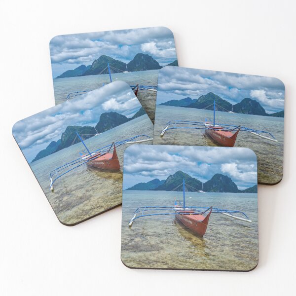 Item preview, Bangka Boat, Marimegmeg Beach, El Nido, Palawan, Philippines designed and sold by Ross.A.Campbell.