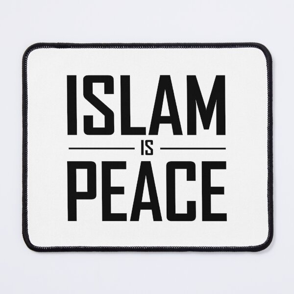 Item preview, islam is peace islamic art quotes designed and sold by EfenDesign.