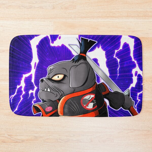 Item preview, Bastard Samurai Pug No Butt Sniffin designed and sold by Shell Shocked Studio.