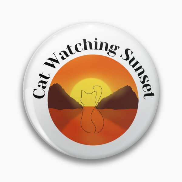 Item preview, Cat Watching Sunset designed and sold by Marvett-World.