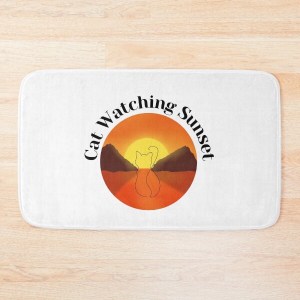 Item preview, Cat Watching Sunset designed and sold by Marvett-World.