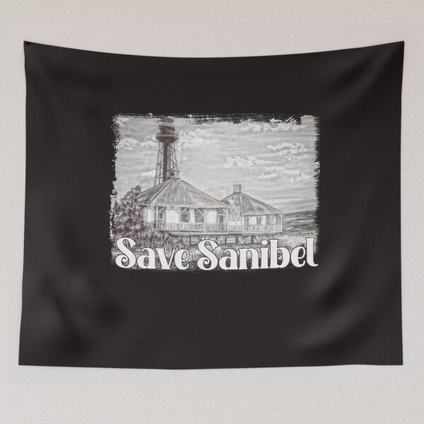 Item preview, SAVE SANIBEL - SOUTHWEST FLORIDA, SANIBEL PIER HURRICANE IAN 2022 #SUPPORT LOCAL PIER T-SHIRT designed and sold by Real-Humdinger.