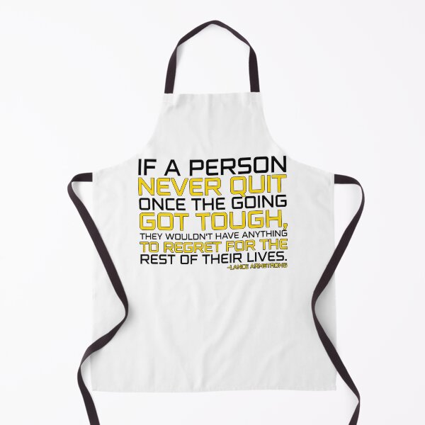 Item preview, If a person never quit once the going got tough. they wouldn't have anything to regret for the rest of their lives. -Lance Armstrong, Dodgeball designed and sold by Sticker Up.